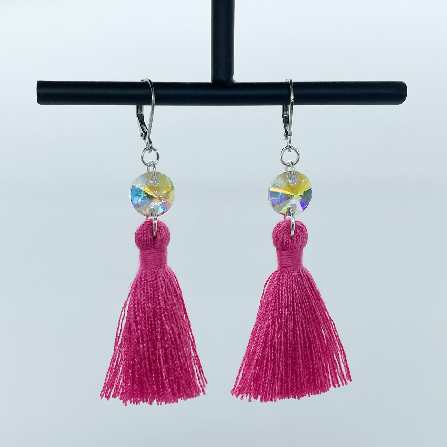 Ina earrings (Fuchsia)
