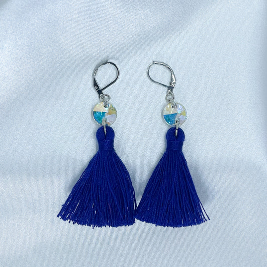 Ina earrings (Dark Blue)