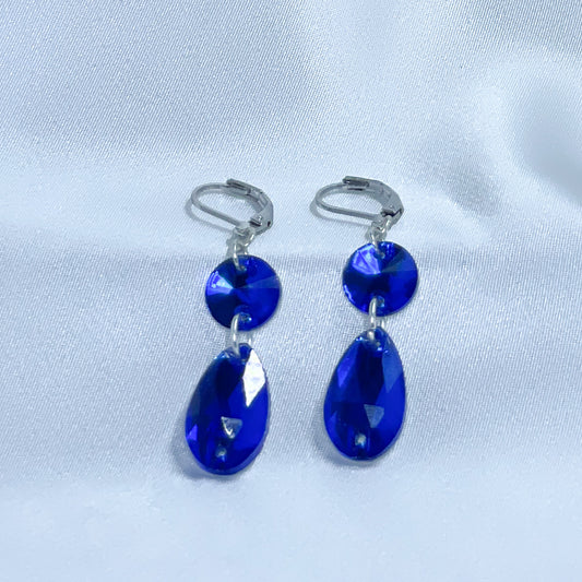 Lucy earrings (Dark Blue)