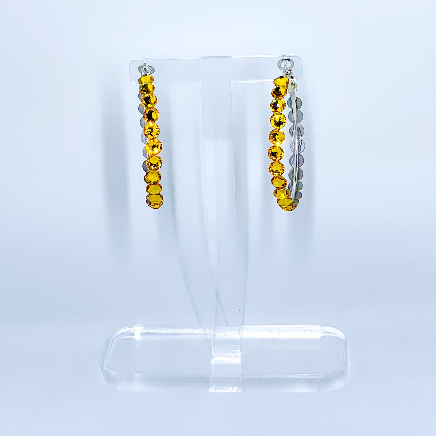 Elena hoop earrings (Yellow)