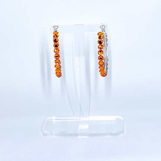 Elena hoop earrings (Orange)