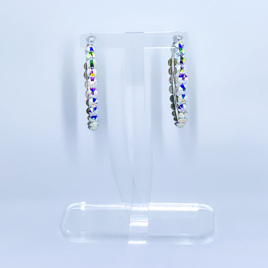 Elena hoop earrings (Crystal AB)