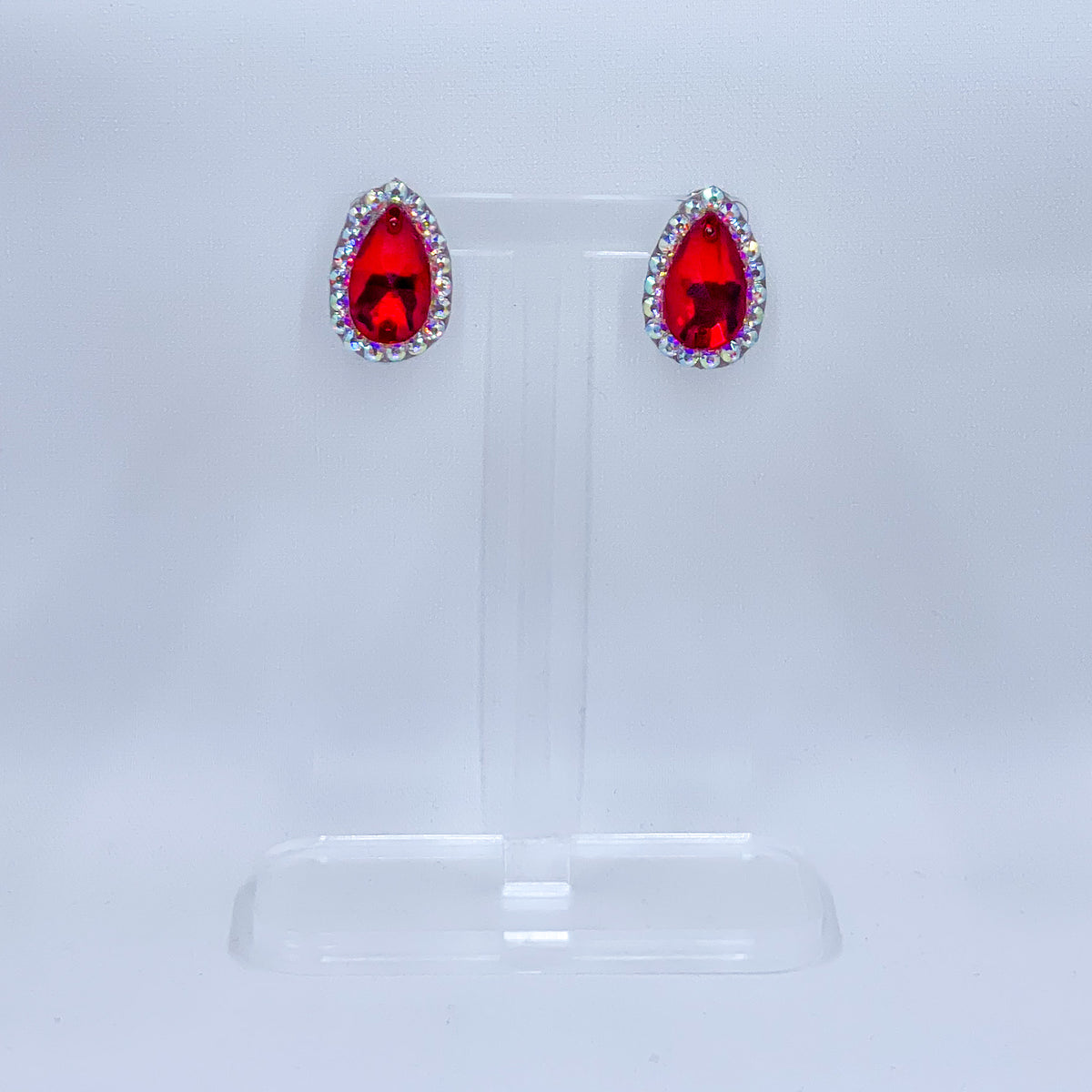 Anna earrings (Red)