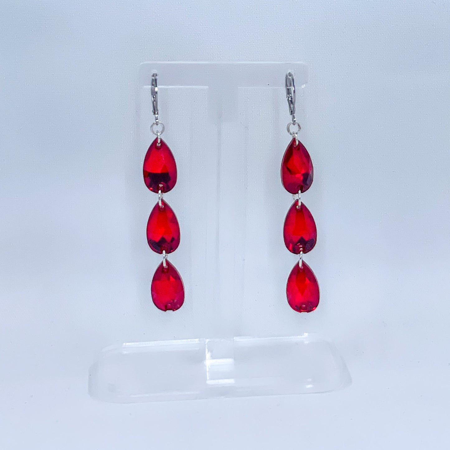 Ava earrings (Red)