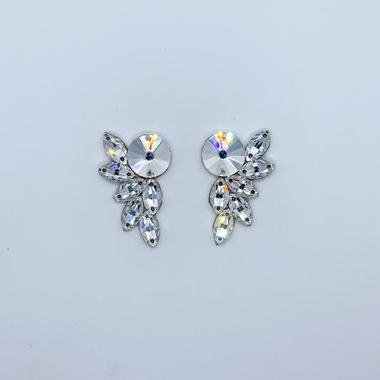 Fleur earrings (Crystal)