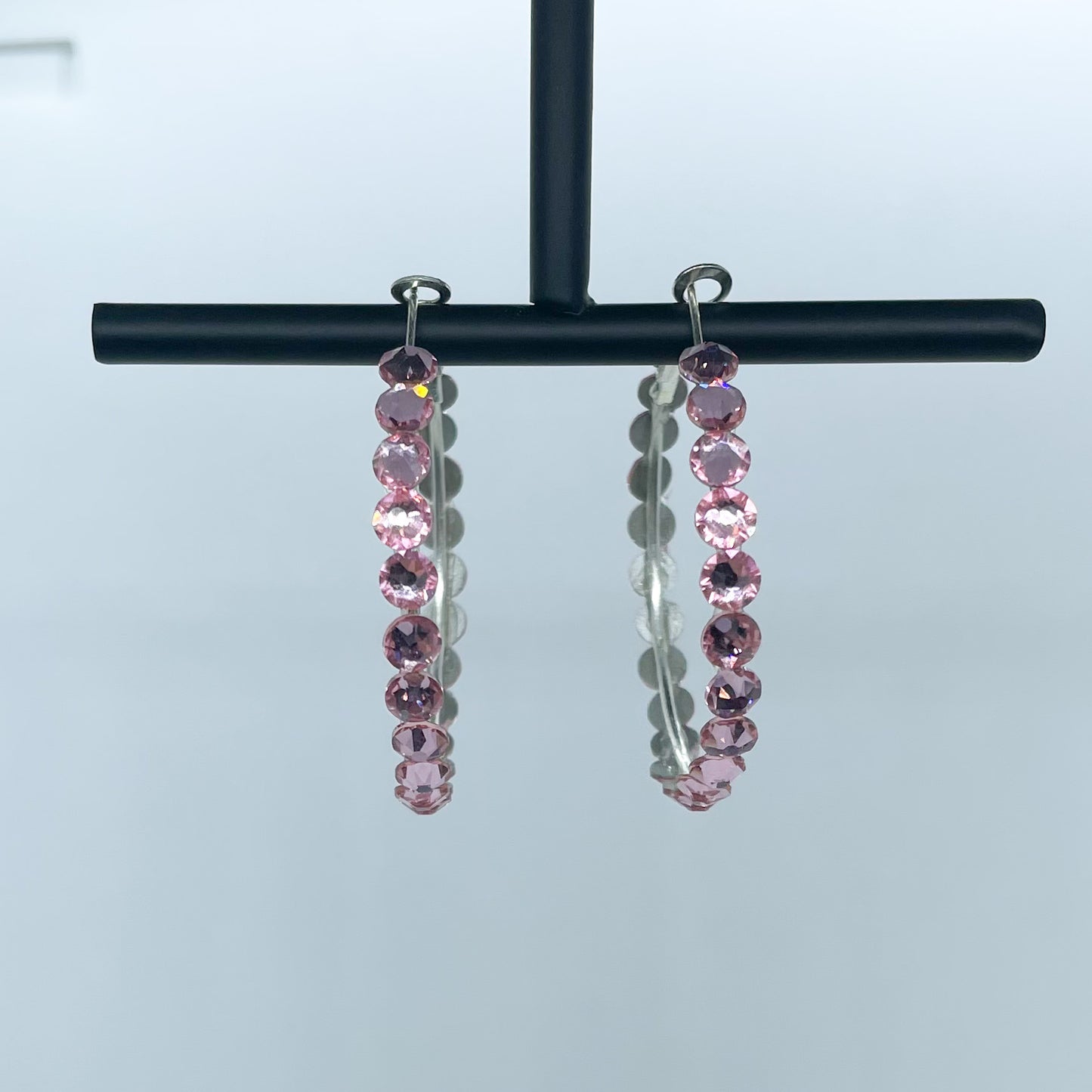Elena hoop earrings (Pink)