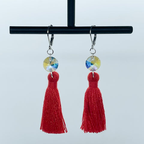 Ina earrings (Red)
